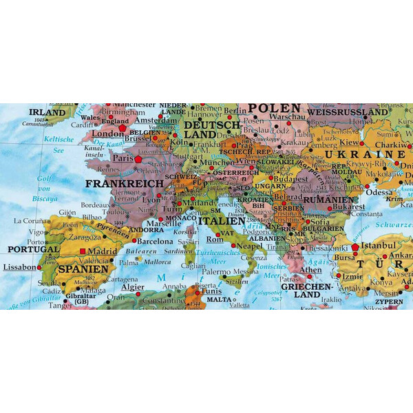 freytag & berndt World map politisch (100 x 70 cm)