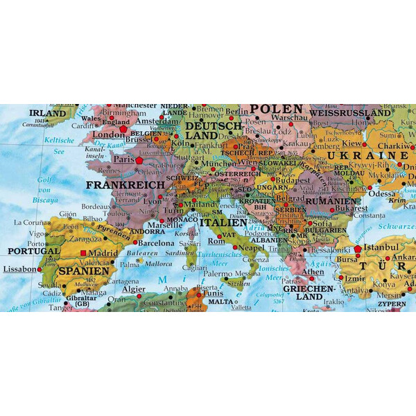 freytag & berndt World map political (100 x 70 cm)
