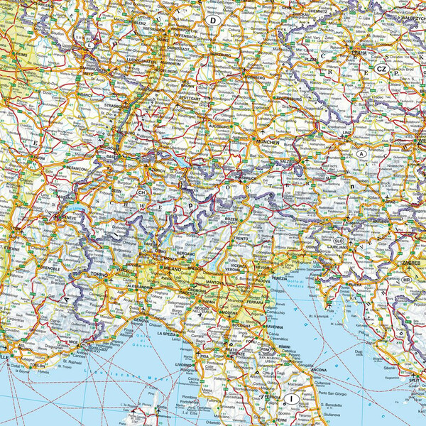 freytag & berndt Continental map Europe (170 x 121 cm)