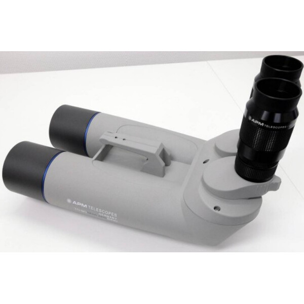 APM Binoculars Fernglas 70mm 90° non-ED 1,25 mit 24mm UF Okularen und Koffer