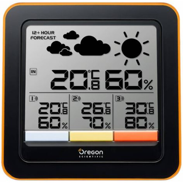 Oregon Scientific Weather station 4-zone with mould detector