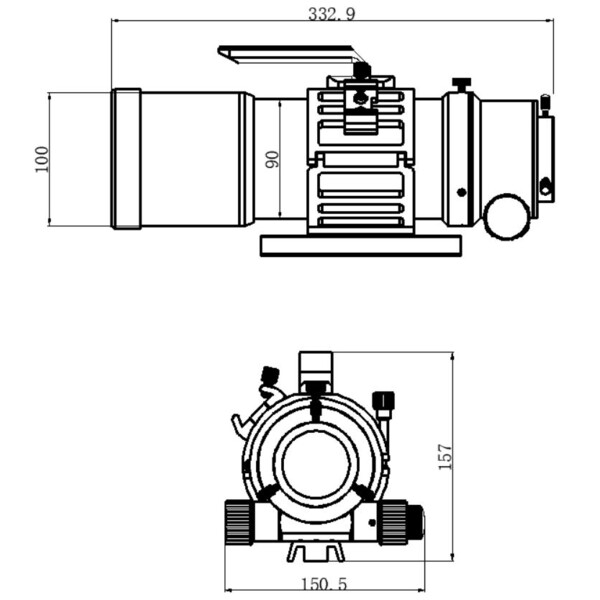 Omegon Apochromatic refractor Pro APO AP 76/418 Triplet ED OTA + Test Report