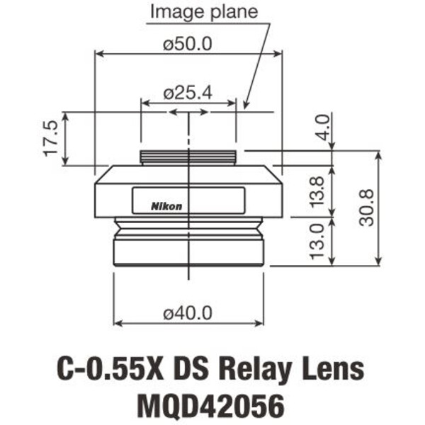 Nikon Camera adaptor C-Mount-Adapter 0,55x