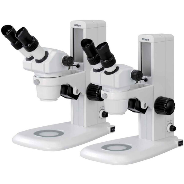 Nikon Stereo zoom microscope SMZ460, bino, 0.7x-3x, 60°, FN21, W.D.100mm, Auf- u. Durchlicht, LED