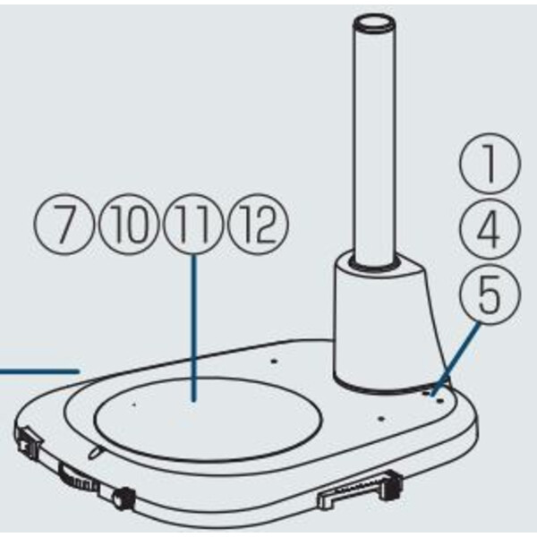 Nikon Stereo zoom microscope SMZ745, bino, 0.67x-5x,45°, FN22, W.D.115mm, Transmitted light, LED
