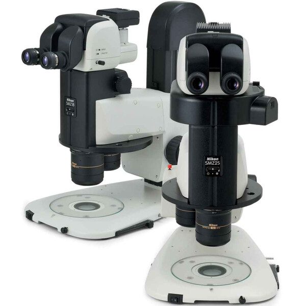Nikon Zoom-Stereomikroskop SMZ25 GFP/RFP, trino, motor., 0.63x-15.75x, Plan APO 1x, Plan APO 2x, W.D.60mm