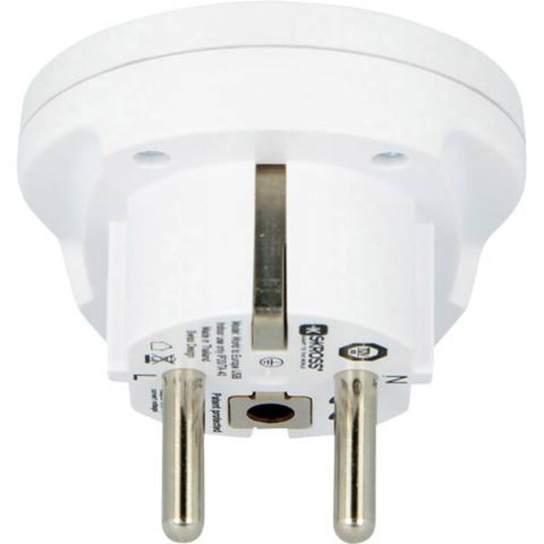 Skross Power pack World to Europe travel adapter with USB