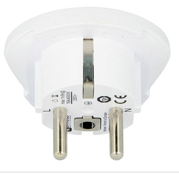 Skross Power pack World to Europe travel adapter