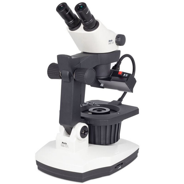 Motic Stereo zoom microscope GM-161, bino, fluo,  7.5-45x, wd 110mm
