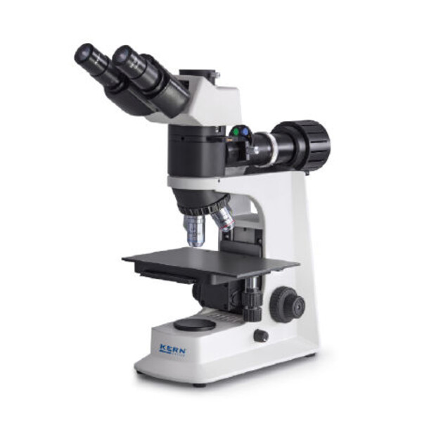 Kern Microscope OKM 172, MET, POL, bino, Inf, planachro, 50x-400x, Incident light, HAL, 30W