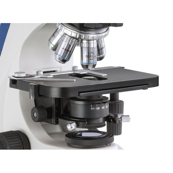 Kern Microscope OKO 176, MET, POL, trino, incl. stage, 50x-1000x, epi-/transmission, HAL, 50W