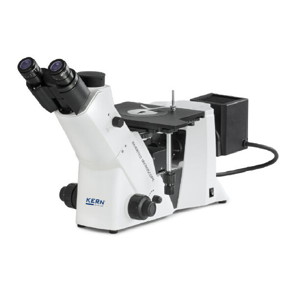 Kern Inverted microscope OLM 171, inverse, MET, POL, trino, Inf planchrom, 50x-500x, Incident  light, HAL, 50W