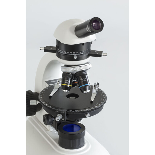 Kern Microscope OPE 118, POL, mono, achromatic, 40x-400x, incident light, halogen, 20W