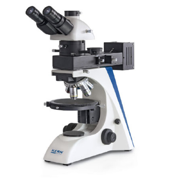 Kern Microscope OPN 182, POL, trino, Inf plan, 40x-400x, Auflicht, HAL, 50W