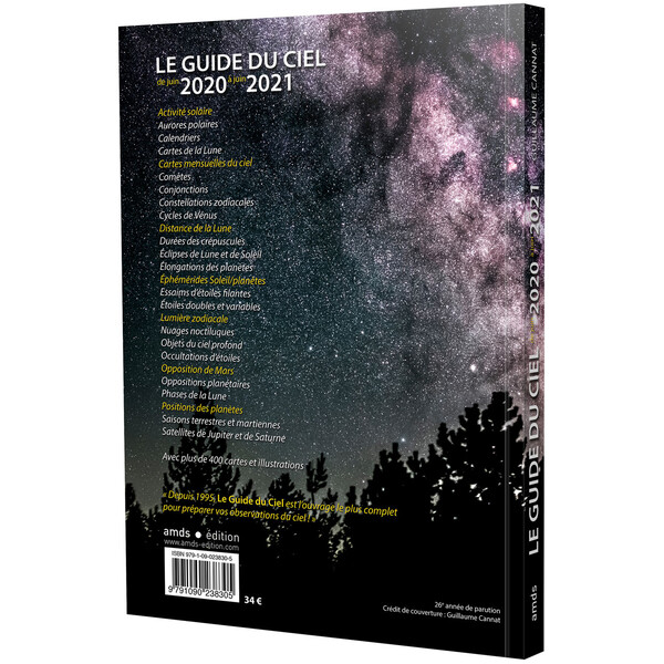 Amds édition  Almanac Le Guide du Ciel 2020-2021