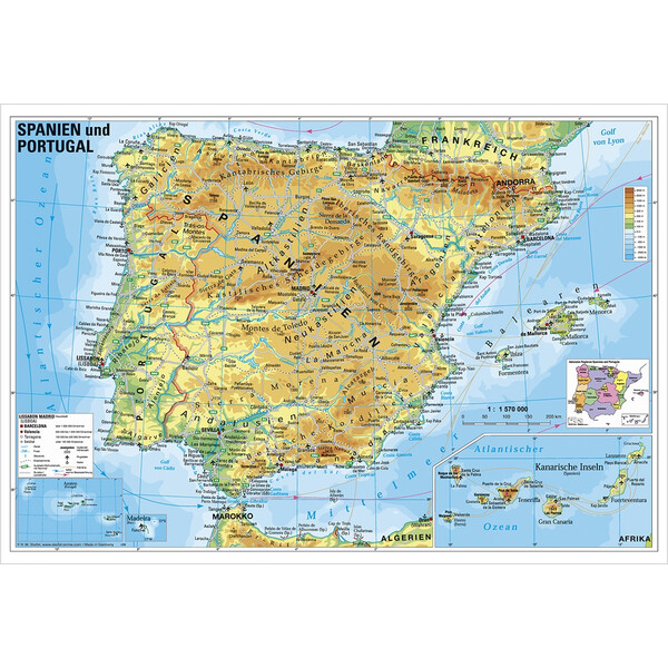 Stiefel Map Spain and Portugal