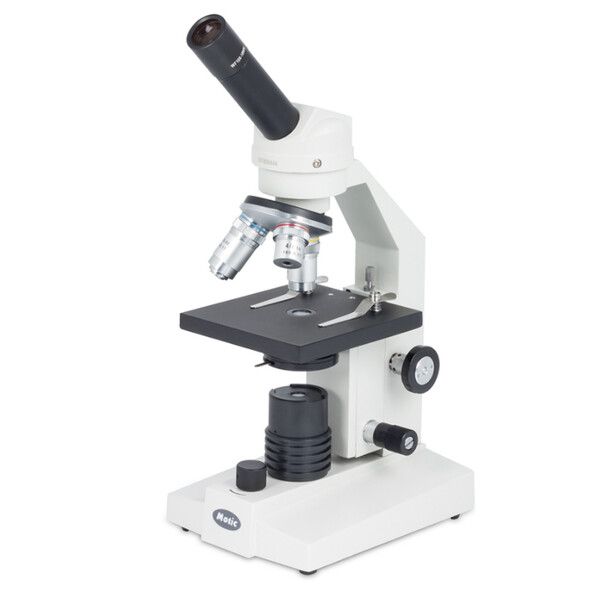 Motic Microscope SFC-100 FLED, mono, DIN, achromatic, 40x-400x, LED, battery
