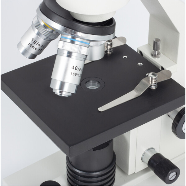 Motic Microscope SFC-100 FLED, mono, DIN, achro, 40x-400x, LED, Accu