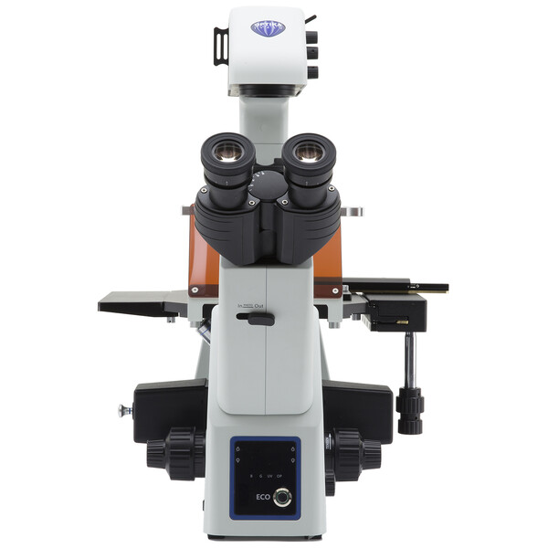 Optika Microscope IM-5FLD-EU, trino, inverted, FL-LED, w.o. objectives, EU