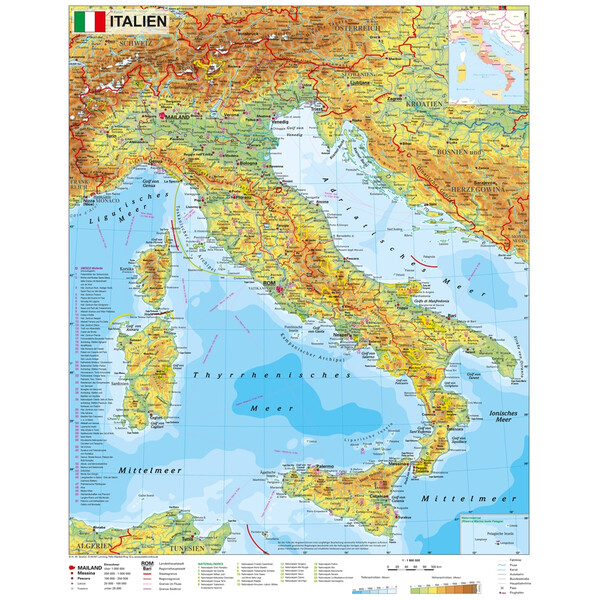 Stiefel Map Italy