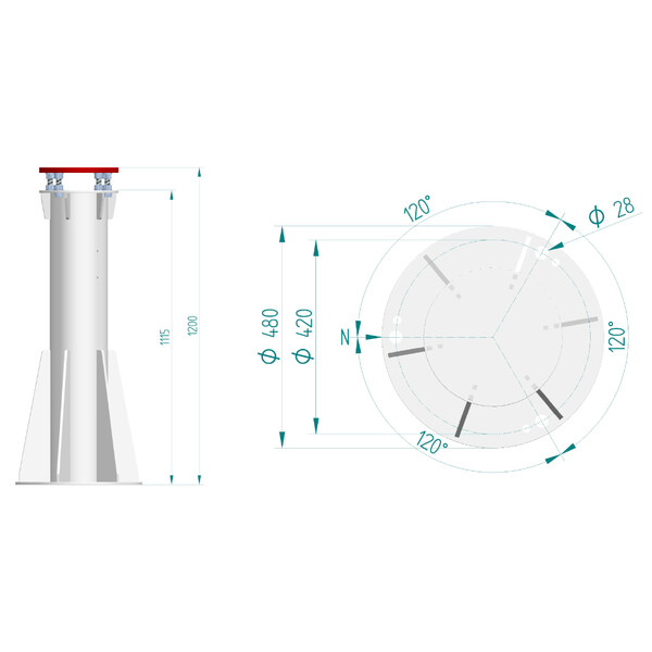 PrimaLuceLab Column C120