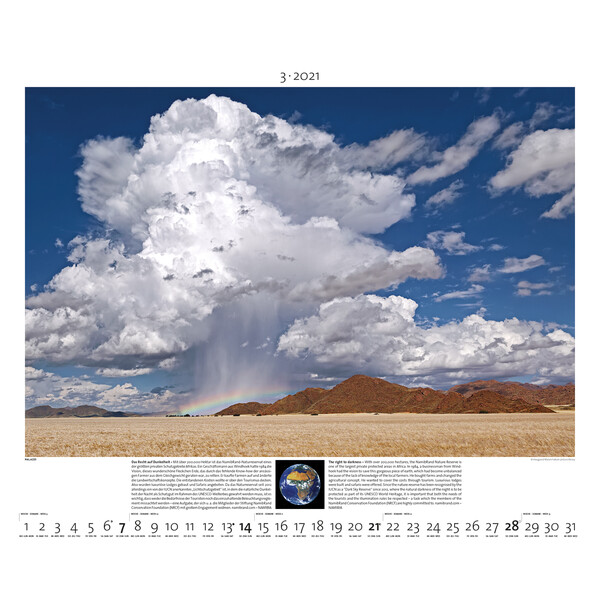 Palazzi Verlag Calendar Planet Earth 2021