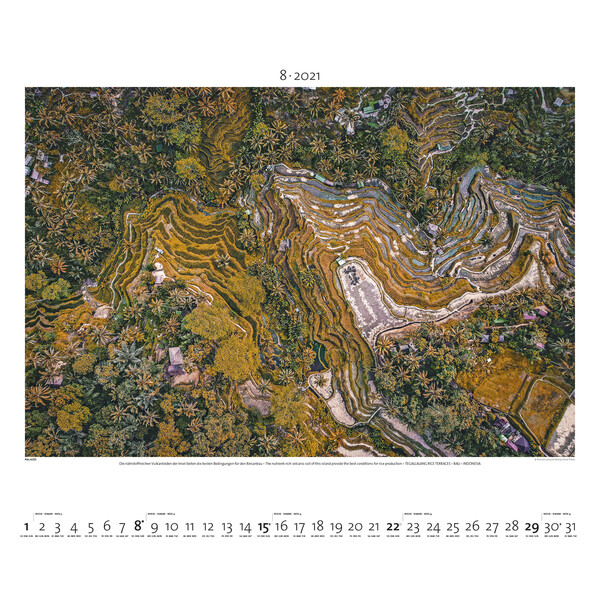 Palazzi Verlag Calendar World from Above 2021