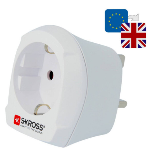 Skross Power pack Travel adapter Europe to UK