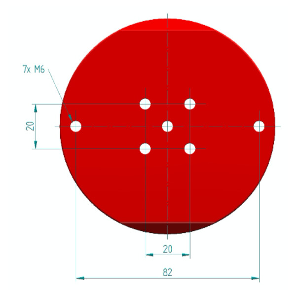 PrimaLuceLab Adapter Plate Skywatcher HEQ5 PLUS