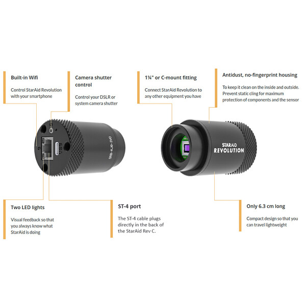 StarAid Camera Standalone Autoguider Revolution Revision C