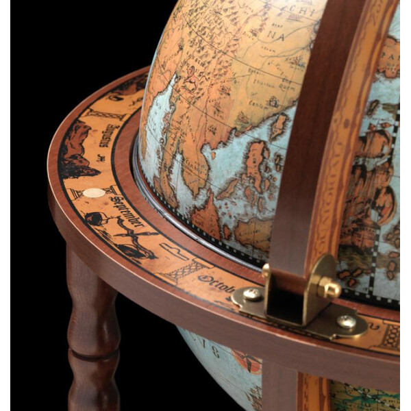 Zoffoli living Globe Bar Minerva Blue Ocean 40cm