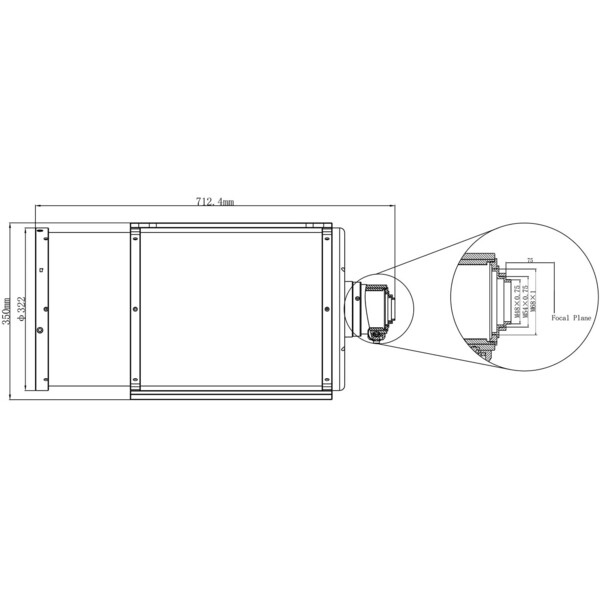 Omegon Aspherical Cassegrain telescope 260/1300 OTA