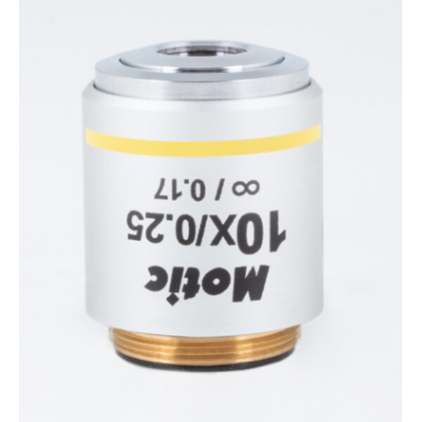 Motic Objective EC PL, CCIS, plan achromatic, UC 10x/0.25 w.d. 17.4mm (Panthera)