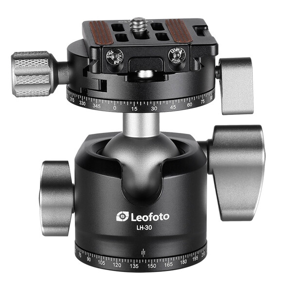 Leofoto Tripod ball-head LH-30R, Dual-Panoramafunktion + Schnellwechselplatte NP-50