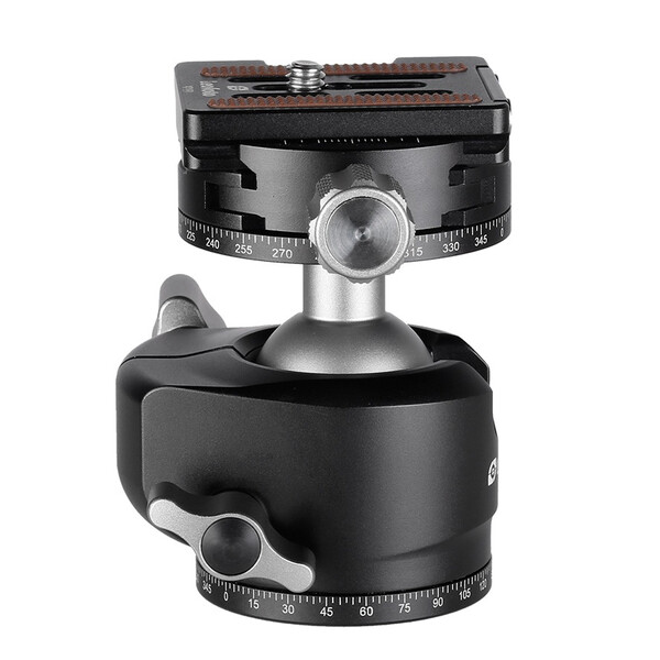 Leofoto Tripod ball-head LH-30R, Dual-Panoramafunktion + Schnellwechselplatte NP-50