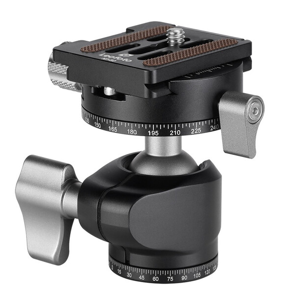 Leofoto Tripod ball-head LH-25R, Panoramateller + Schnellwechselplatte NP-50