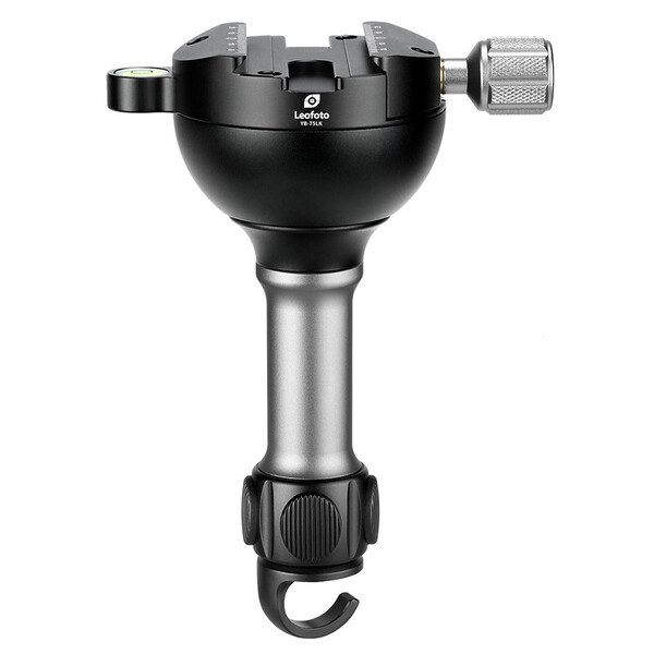 Leofoto YB-75LK Levelling device 75 mm handle with hook & Arca-Swiss mount