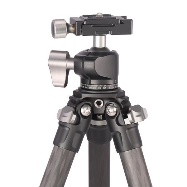 Leofoto Carbon tripod LS-224C Ranger + Ballhead LH-25 + kurze Mittelsäule DC-222C