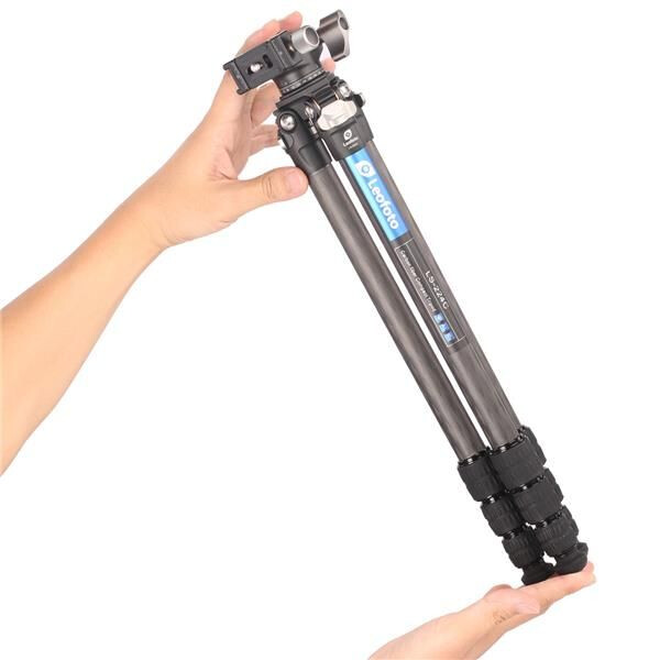 Leofoto Carbon tripod LS-224C Ranger + Ballhead LH-25 + kurze Mittelsäule DC-222C