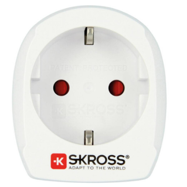 Skross Power pack Travel adapter Europe to USA