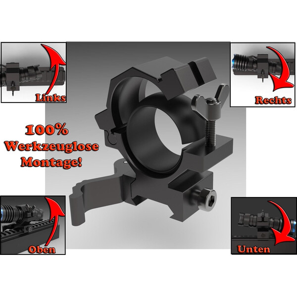 Sytong Adjustable Quick Mounts Pic-Rail 24-26mm