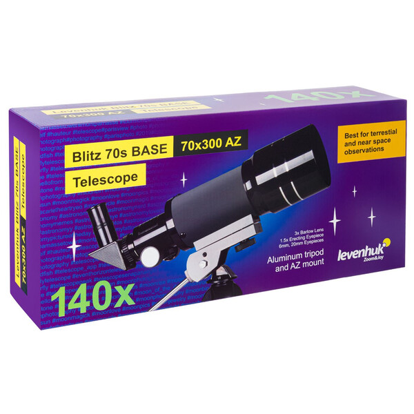 Levenhuk Telescope AC 70/300 Blitz 70s BASE AZ