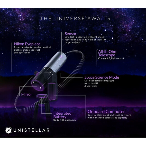 Unistellar Smart Telescope N 114/450 eVscope 2