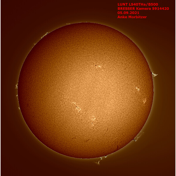 Lunt Solar Systems Solar telescope ST 40/400 LS40T Ha B600
