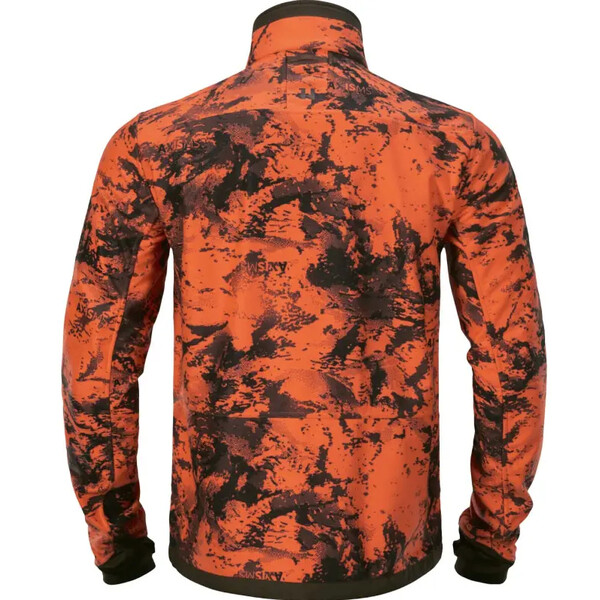 Härkila Wildboar Pro Reversible Fleece Jacket, Willow Green/AXIS MSP Wildboar Orange, Size M