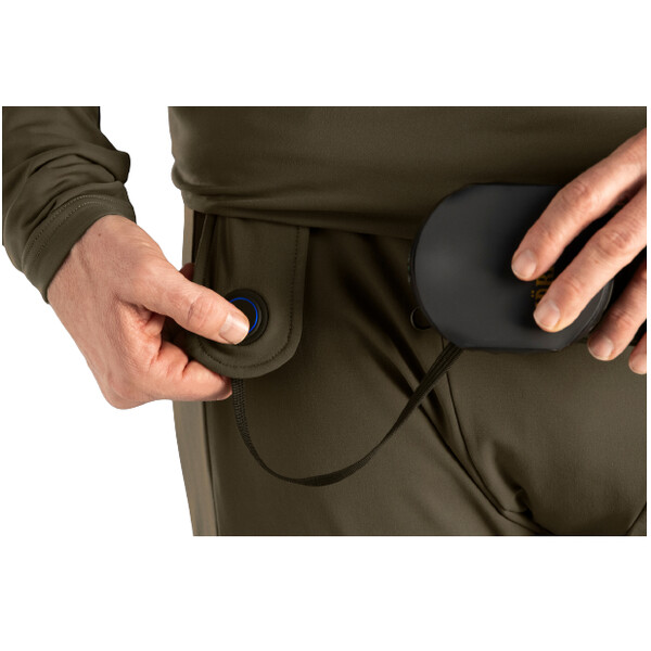Härkila heated underpants, Willow green/Black, size XL