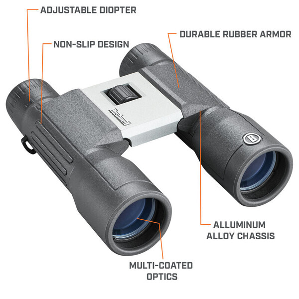 Bushnell Binoculars Powerview 2.0 16x32 Aluminum, MC