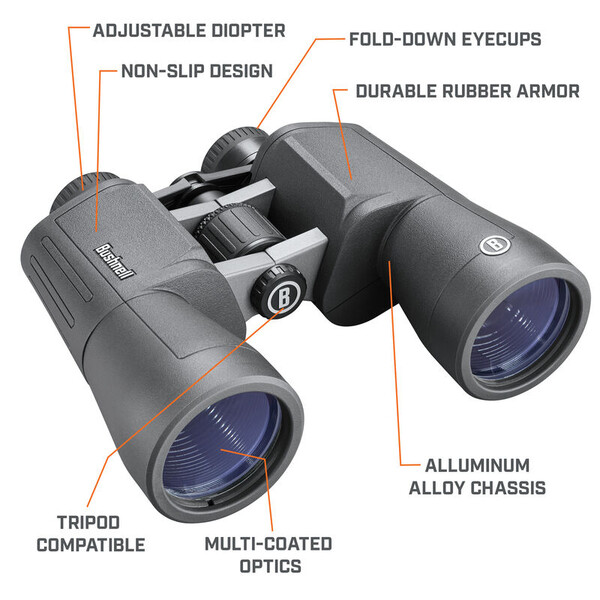 Bushnell Binoculars Powerview 2.0 12x50 Aluminum, MC