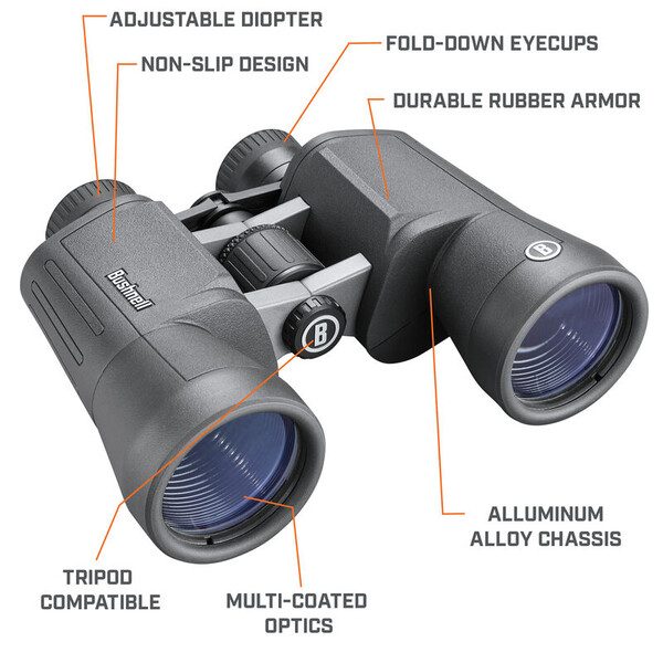 Bushnell Binoculars Powerview 2.0 10x50 Aluminum, MC