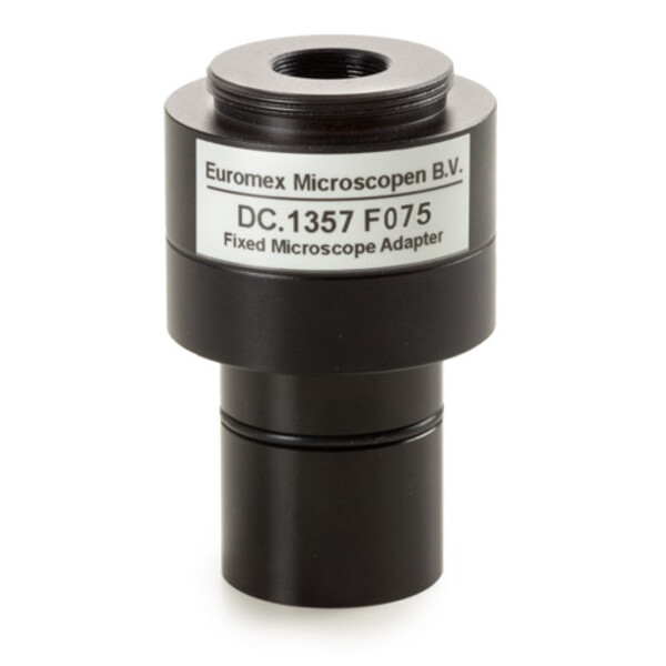 Euromex Camera adaptor DC.1357, 0.75x Objective, C-mount, f. Ø 23.2mm tube, short shaft